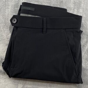 Greyson Montauk Jogger Mens 33 Black Technical Golf Pants Slim Fit Athletic